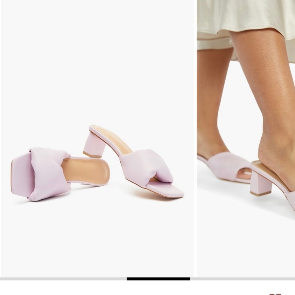 Size 9.5 Lavender Womens Muled Sandals NEVER WORN